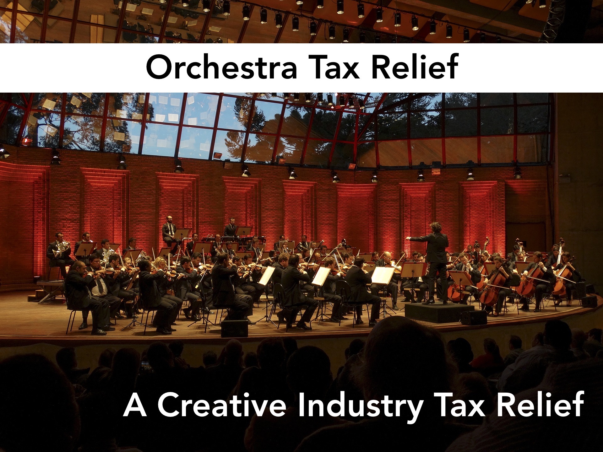 orchestra tax relief